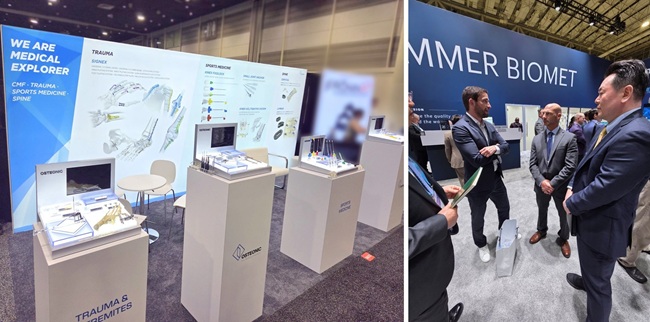 오스테오닉, AAOS 참가…짐머 바이오메트 협력 확대 논의