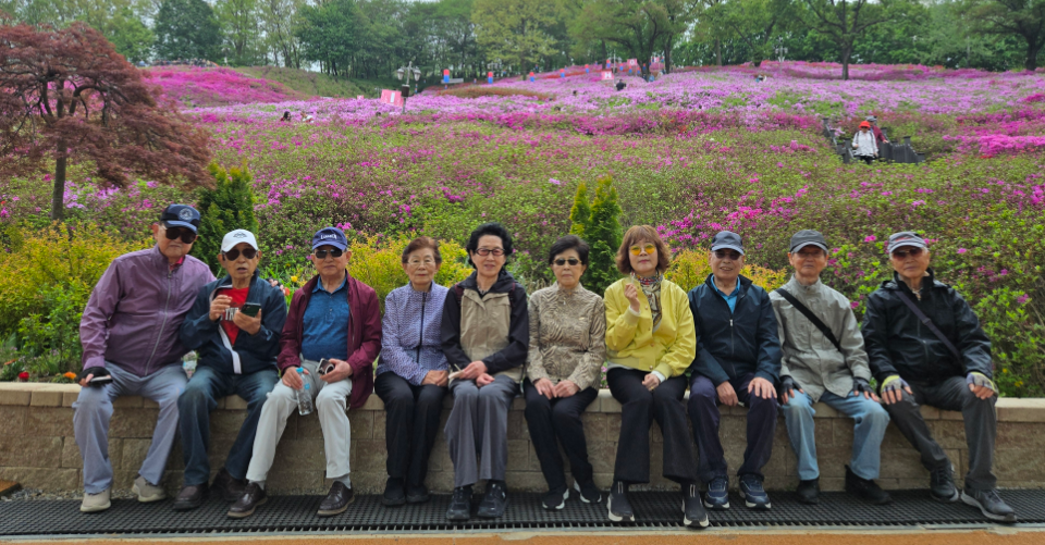 마포구약, 원로 선배들과 꽃 나들이 야유회