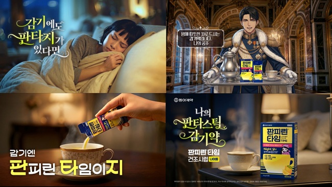 동아제약, ‘판피린타임’ AI 광고 공개…웹툰 콘셉트 접목