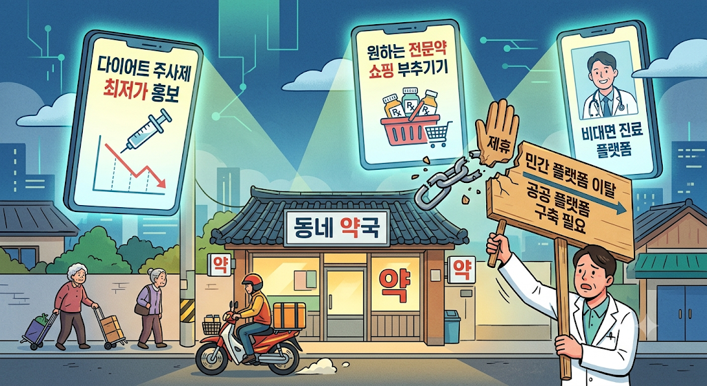 비만약 최저가·약 배송 부메랑...비대면 플랫폼 떠나는 약사들 - 뉴스 썸네일 이미지