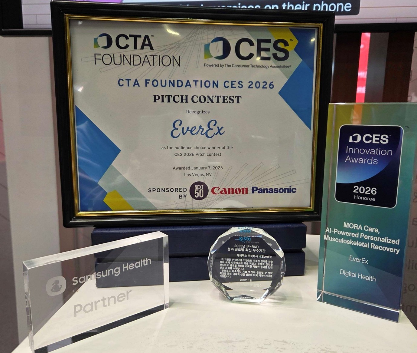 에버엑스, CES 2026 CTA 수상…글로벌 헬스케어 가시화