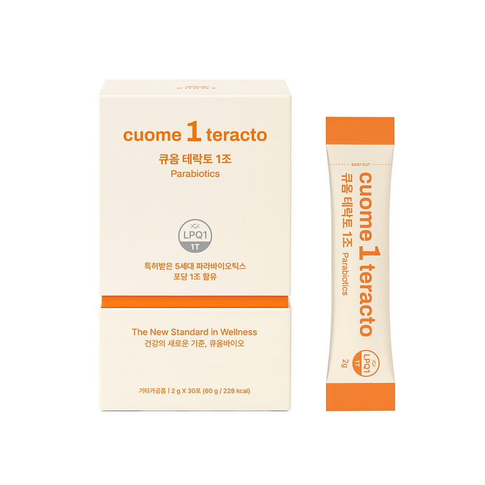 라온파마, 탈모예방 큐옴 테락토 1조 유산균 공동 판매