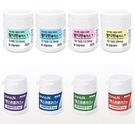 고혈압 3제 시장 암로디핀+발사르탄+클로르탈리돈 가세
