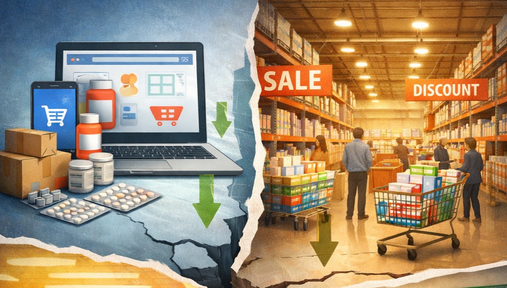 직거래 축소, 온라인 키우는 제약...대형-동네약국 '희비'