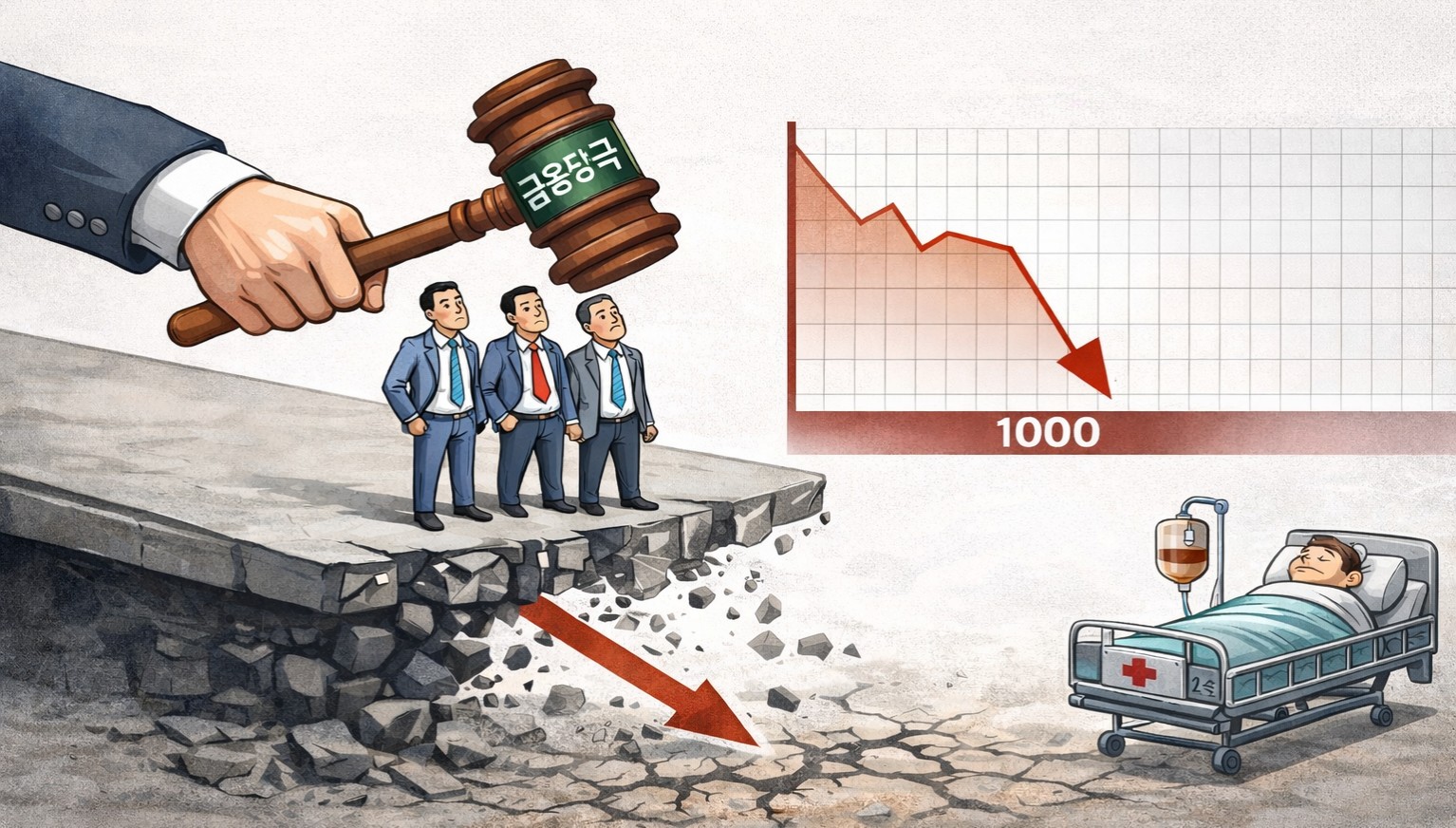 '동전주' 주식 시장 퇴출된다…바이오헬스 37곳 사정권