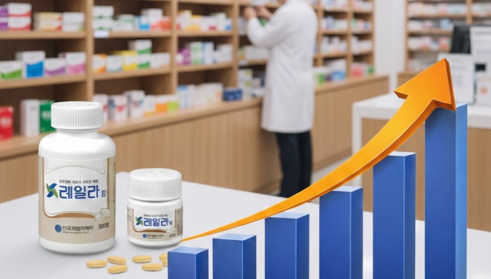 레일라 복합제 발매 2년 처방액 1천억…새 캐시카우 부상