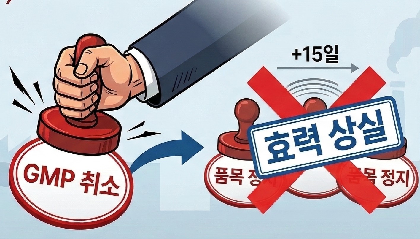 GMP 취소 처분 완화 예고에도 동일 위반 중복 처벌은 여전