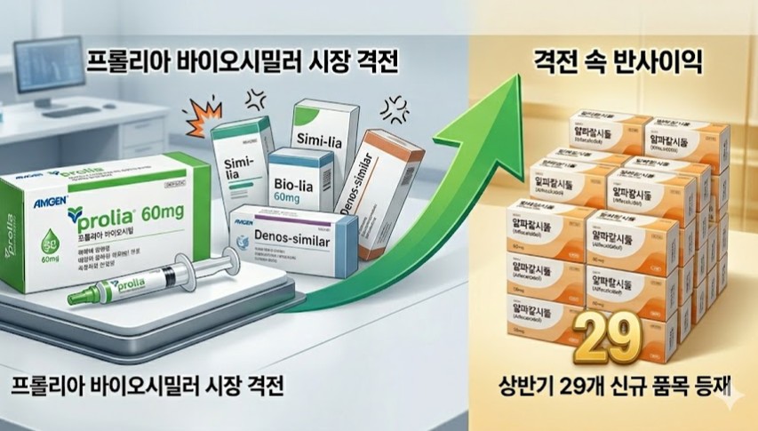 프롤리아 시밀러 공세에 '알파칼시돌' 상반기 등재 봇물