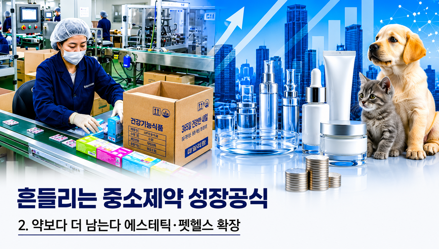 약만 팔아선 힘들다…에스테틱·펫헬스로 향하는 제약사들