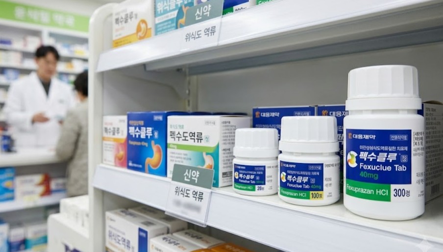 조기 진입해도 약가 리스크...펙수클루 제네릭사 복잡한 셈법 - 뉴스 썸네일 이미지